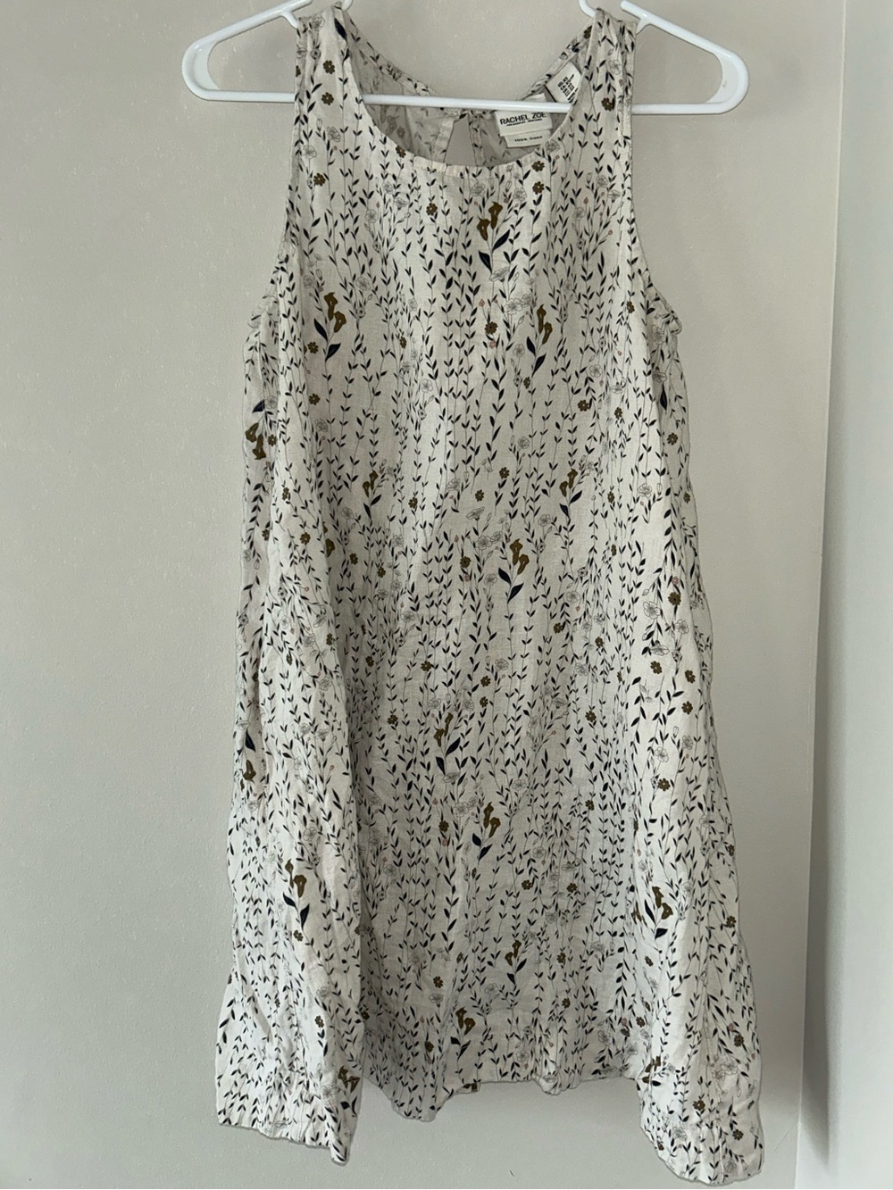 Rachel Zoe Floral Sleeveless Swing Dress | Size Small | Boho Cottagecore